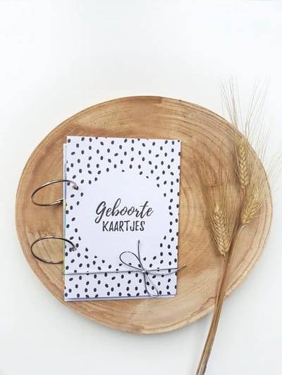 Bewaarbundel | geboortekaarten | geboortekaartjes | stip