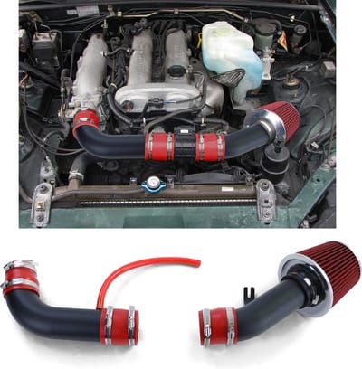 Sport Luchtfilter Voor Mazda MX5 NB FL Ram Air Intake Tenzo R 1998 t/m 2005 Rood