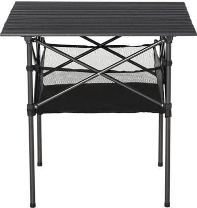 TEKROA® Opvouwbare Campingtafel - Inklapbare Tafel - 70x70x69 cm - Lichtgewicht en Duurzaam - Kampeertafel - Inclusief Draagtas – Voor Tuin, Balkon, Strand & Kamperen - Zwart