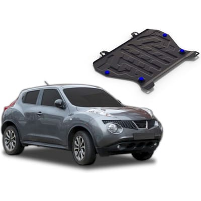 J&J AUTOMOTIVE | Protection Sous Moteur Acier Pour Nissan Juke 2011-2016, depuis 2017 noir