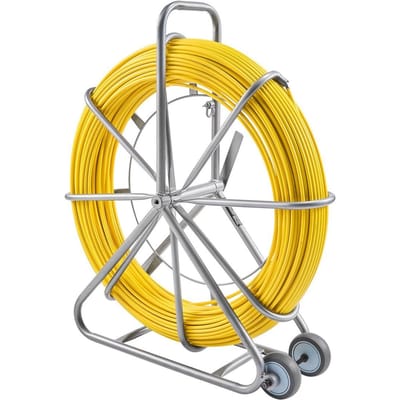 Tire-fil en fibre de verre 656 pieds 5/16 pouces pour gaine de câblage