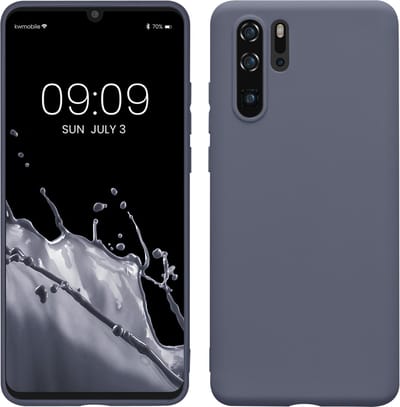 kwmobile telefoonhoesje geschikt voor Huawei P30 Pro - Hoesje voor smartphone - Back cover in blauwgrijs