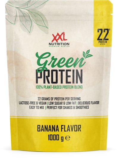 XXL Nutrition - Green Protein - Banaan - Vegan Eiwitpoeder - 1000 g