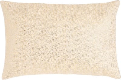Heavy Foil Off-Wit Champagne Kussen | 40 X 60 | Sierkussen Voor Woonkamer Of Slaapkamer