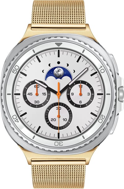 Samsung Special Edition Galaxy Watch 8 CLASSIC LTE Wit/Goudkl Mesh 46mm