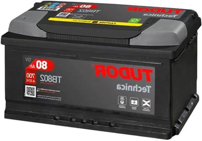 Autobatterij - Autoaccu Wagenaccu - Starten Motor - Onderhoudsvrij - 80 Ah 700A - Grijs