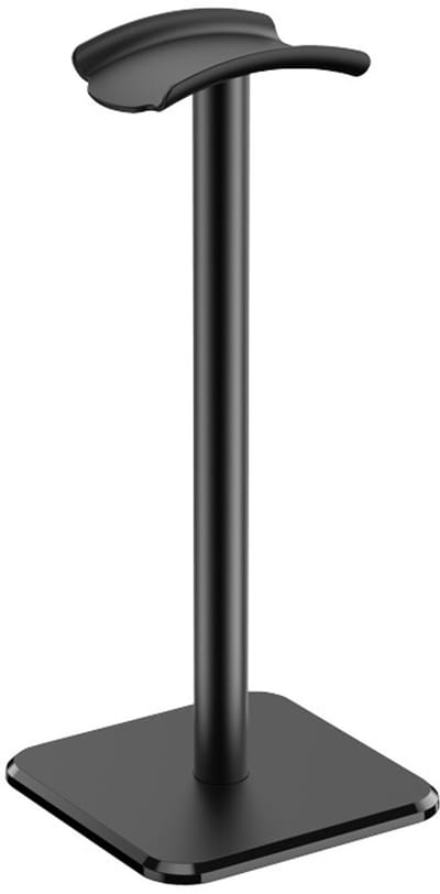 Koptelefoon Houder - Headset Stand - Aluminium - Koptelefoon Haak - Headset Houder - Universele - Voor Op Je Bureau - 100x100x245mm - Zwart