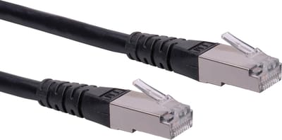 ROLINE patchkabel Cat.6 (Klasse E) S/FTP (PiMF), zwart, 7 m