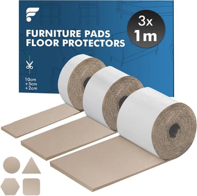 Zelfklevende Viltglijders - Meubelbescherming en Antislip Doppen (4 mm Dik, Diverse Maten)