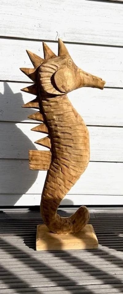 Houten zeepaard Candis M