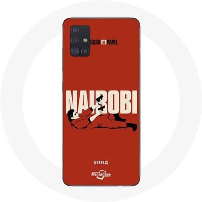 Coque - La casa de papier - Samsung Galaxy A51 - Souple - Rouge - Protection