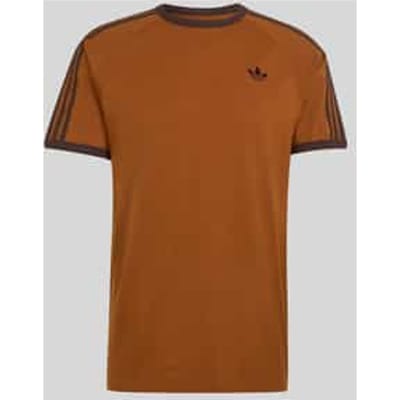Regular fit T-shirt van puur katoen met logo-stitching