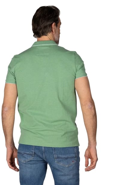New Zealand poloshirt korte mouw groen