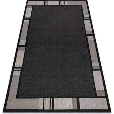 Kleden Rugsx Sisal tapijt SISAL FLOORLUX 20195 Zwart / 120x170 cm
