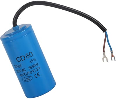 Dailygoods - Motorcondensator - 300uf - Explosieveilig - Veelzijdig - Elektronische Component - Geschikt voor Koelkasten, Airconditioners, Waterpompen