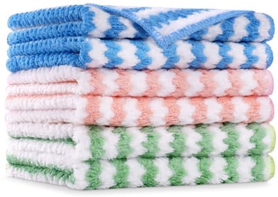 Dailygoody - Microvezel reinigingsdoeken - Super absorberend - Herbruikbare vaatdoeken - 30 x 30 cm - Multifunctionele schoonmaakhanddoeken - Geschikt...