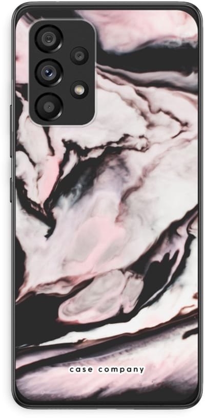 Case Company® - Hoesje geschikt voor Samsung Galaxy A53 5G hoesje - Roze stroom - Soft Cover Telefoonhoesje - Bescherming aan alle Kanten en Schermrand
