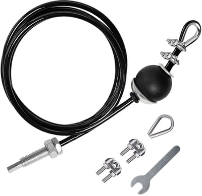 Dailygoody - Gym Kabel - Pulley Systeem - Heavy-duty Staal - 3.5 m Verstelbaar - Fitness Accessoires - Krachttraining - Voor Thuisgebruik