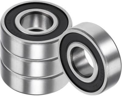 Allecto - 4 stuks kogellagers - diepgroefkogellagers - chroomstaal - 20 x 47 x 14 mm - industriële toepassingen - geschikt voor machines en apparaten