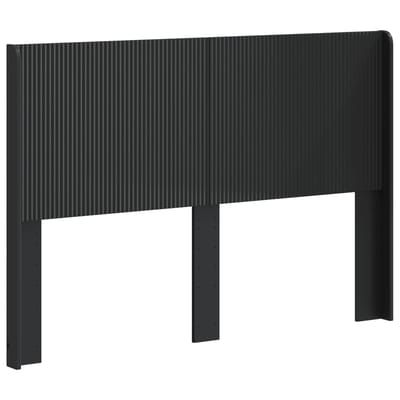 vidaXL - Hoofdbord - Zwart - Bewerkt - hout