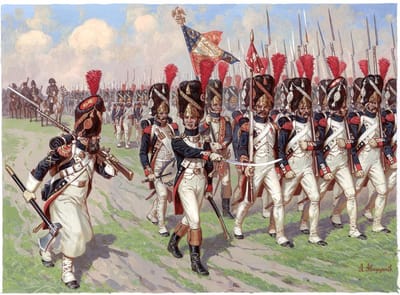 Zvezda Modelbouwpakket Militaire voertuigen - 8030 French Imperial Old Guards - Figures Plastic - 1:72 - Modelbouw