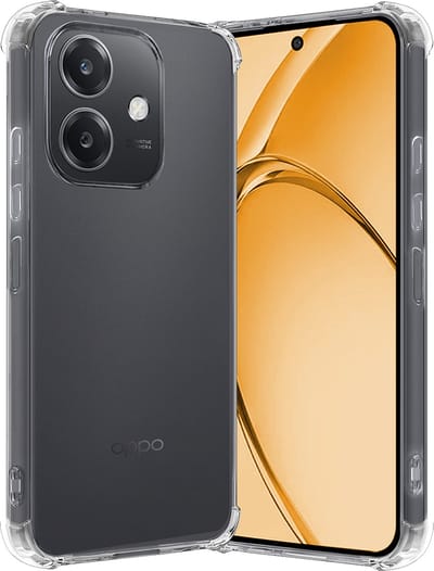 Hoes - Geschikt voor OPPO A40 - Sterk & Shockproof - Siliconen Case - Back Cover - Telefoon Hoesje Shock Proof - Transparant