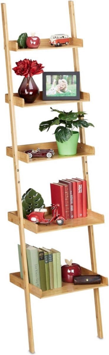 Thuys – Ladderrek – Kast – Ladder Rek – 40cm x 45cm x 190cm – Bruin