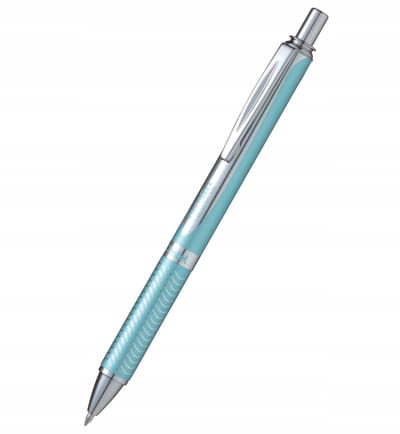 Pentel EnerGel Rollerball Pen - Lichtblauw Aluminium