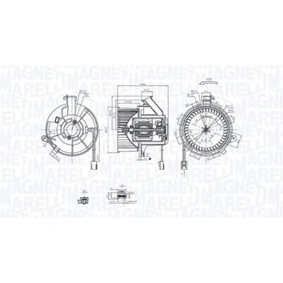 Binnenventilator MAGNETI MARELLI 069412290010