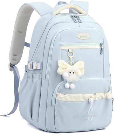 Rugzak - Waterdichte rugzak voor meisje - laptophoes - Rugtas - laptoptas - Rugzak Meisje - School rugtas - lichtgewicht schooltas - Schooltas - Rugzakken met grote capaciteit voor Meisjes en Jongens - Tieners - Boekentas - Schoolrugzakken - Blauw