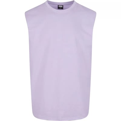 Urban Classics - Open Edge Mouwloos shirt - 5XL - Lila