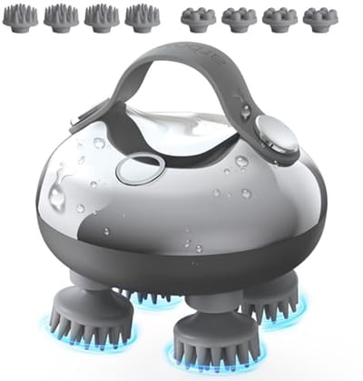 Waterdicht Hoofdmassageapparaat voor Draagbare Hoofdhuidmassage en Haargroei