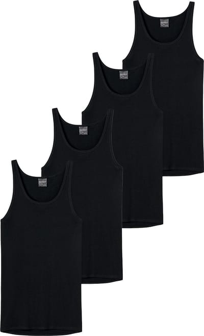 Schiesser Heren onderhemd 4 pack Original Classics fijnrib