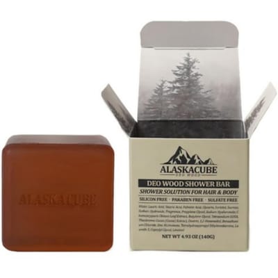 Alaska Cube Déodorant Parfum Savon de Douche Déodorant, Lot de 2, 140g