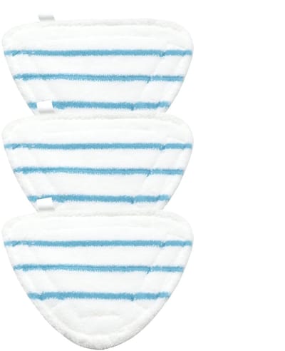longziming -Set van 3 Microvezel Stoommopdoekjes - Wasbare Triangulaire Pads voor Stoommoppen, Universeel Geschikt voor Vloerreiniging