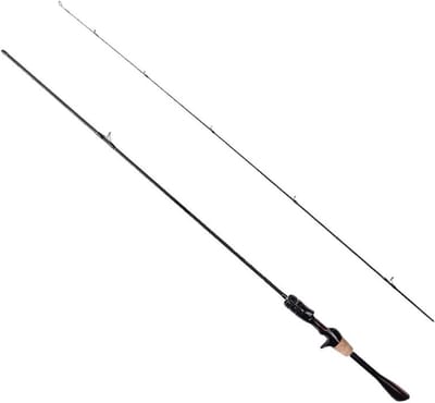 Vishengel Carbon - Vissport Hengel - Vissen - Lichtgewicht en Gevoelig - 1.68m - One Color