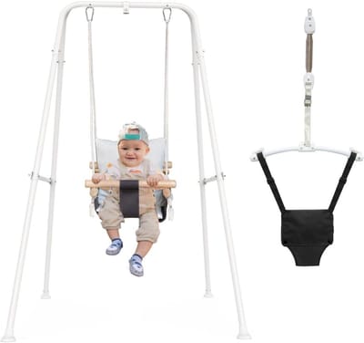 ApexArte® 2-in-1 Baby Jumper met Schommel