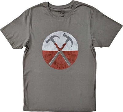 Pink Floyd - Vintage The Wall Hammers Heren T-shirt - S - Grijs