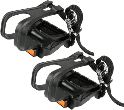 Fiets pedalen - Hometrainer pedalen - Efficiënter fietsen - Verstelbare banden - 9/16 inch - Zwart