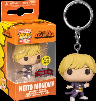 Neito Monoma Funko Pocket Pop! Keychain My Hero Academia - Glows in the dark - Special Edition