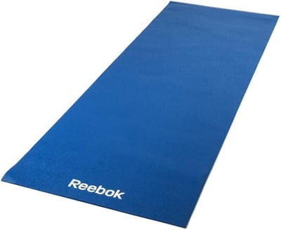 Reebok yogo mat / trainingsmat 4mm donker blauw 173cm