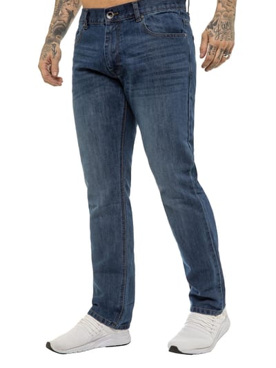 Enzo | Heren Regular Fit Rechte Spijkerbroek