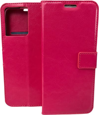 Portemonnee Book Case Hoesje Geschikt voor: Oppo Reno 8 5G - Roze