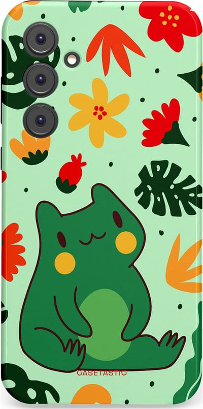 Casetastic Hoesje Geschikt voor Samsung A35 - Stijlvolle Beschermende Duo-layer Case - Kwaakje