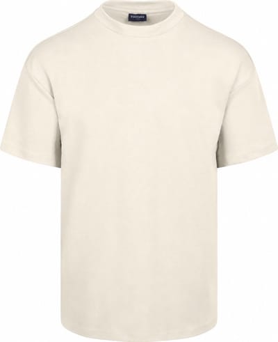 Suitable Rink T-shirt Heavy Jersey Ecru - Maat S - Heren - Casual T-shirts