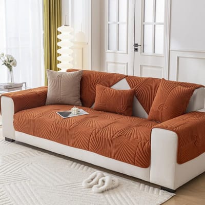 Crème Sneeuwfluweel Bankkussen Herfst en Winter Antislip Zitkussens Hoogwaardige Bankhoes Zitkussenhoes Stof 70*70cm
