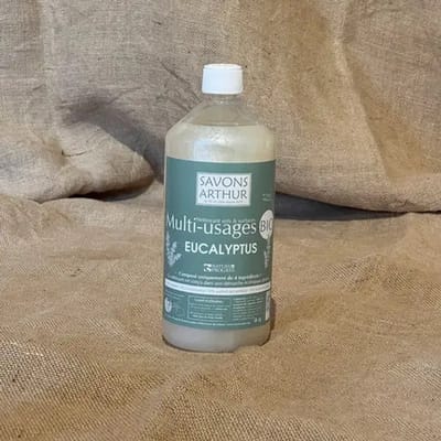Savons Arthur Organische eucalyptus Savons Arthur Organische eucalyptus allesreiniger - gemaakt in Frankrijk - allesreiniger - huis en tuin schoonmaker 1ltr - gemaakt in Frankrijk - allesreiniger - huis en tuin schoonmaker 1ltr