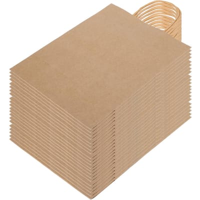 Milieuvriendelijke Draagbare Kraft Papieren Zak Winkel Kleding Verpakking Cadeautas (M 21 x 11 x 27.5cm)