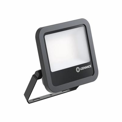 Ledvance LED Floodlight Aluminium Zwart 69W 9150lm 100D - 830 Warm Wit | IP66 - Symmetrisch