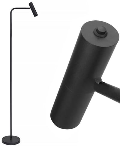 Freelight - Vloerlamp Undici 1 lichts H 135 cm zwart